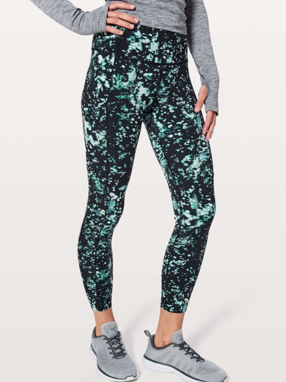 Lululemon Fast & Free 7/8 Tight II *Nulux 25" Leggings Women’s Size 4